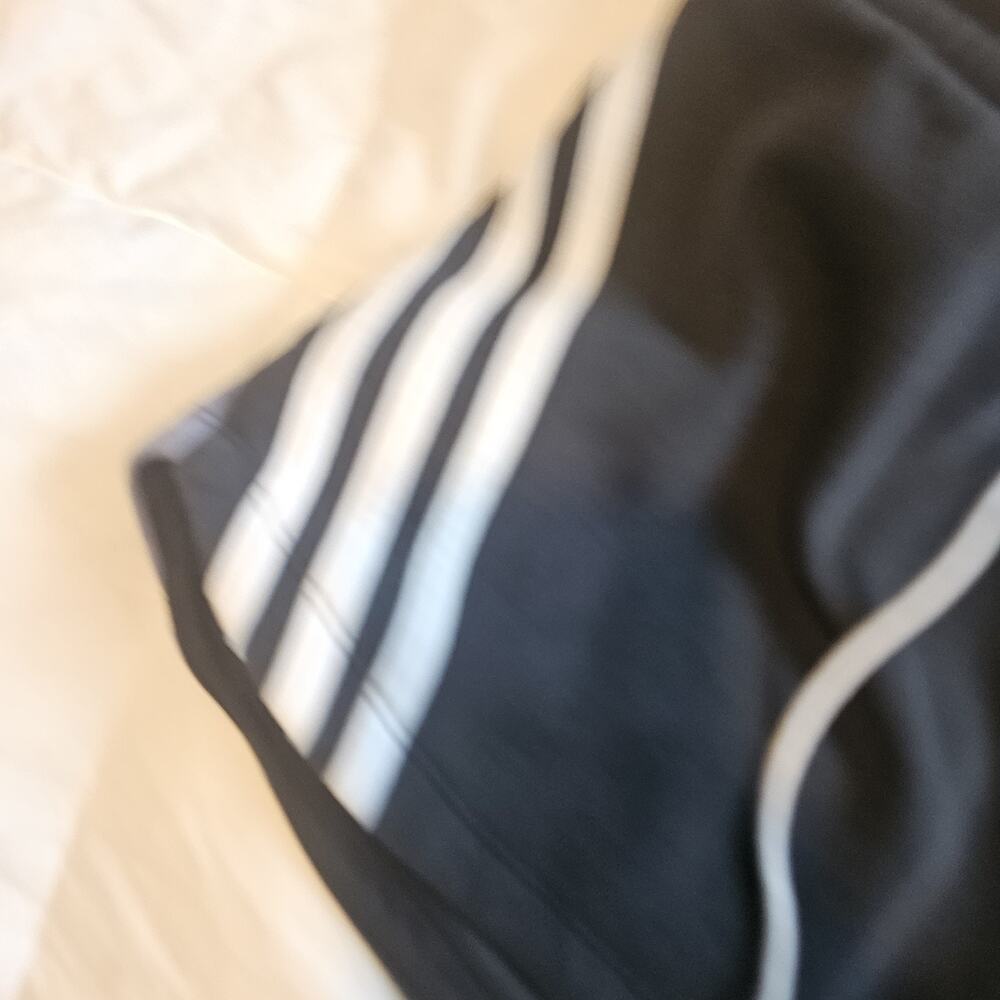 adidas Women's H24161, H43939 Running Yoga Shorts Black And Blue Small Euc - Picture 5 of 5